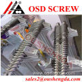 65/132mm bimetallic screw barrel for plastic extruder machine